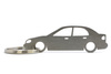 Klíčenka Daewoo Lanos sedan z nerezové oceli