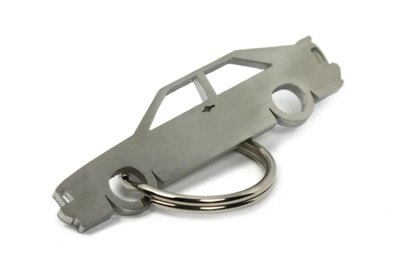 AUDI QUATTRO stainless steel key ring