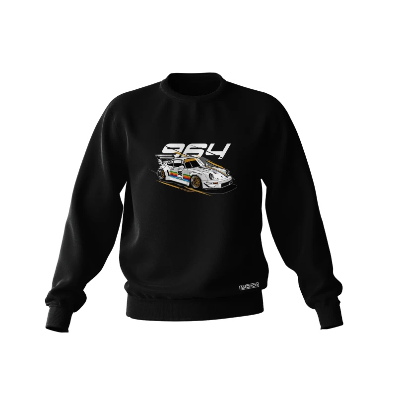 Black Porsche 964 sweatshirt