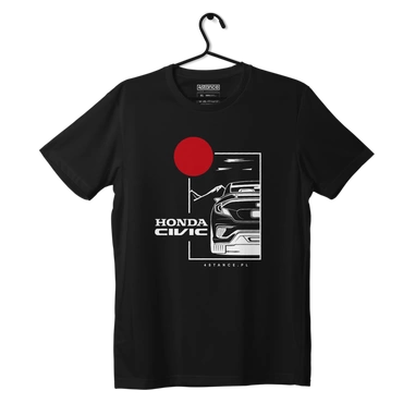 Black T-shirt HONDA CIVIC IX