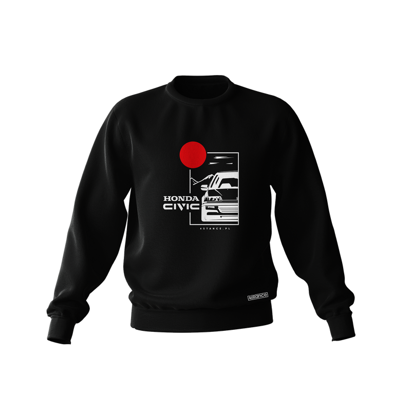Schwarzes HONDA CIVIC IV Sweatshirt