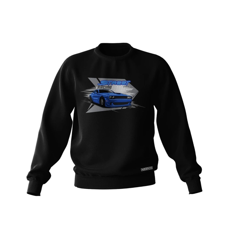 Black DODGE CHALLENGER Street Sweatshirt