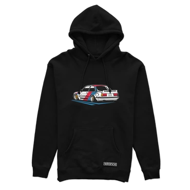 Czarna bluza z kapturem BMW E30 Pandem