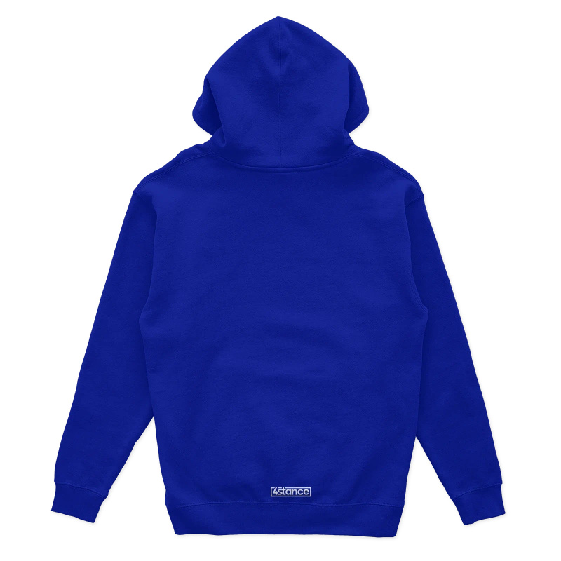 Hooded sweatshirt front BMW E46 blue