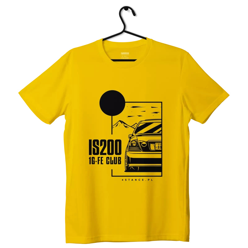 Lexus IS IS200 JDM T-shirt gelb