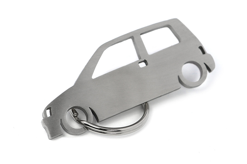 Kľúčenka Fiat Cinquecento z nehrdzavejúcej ocele