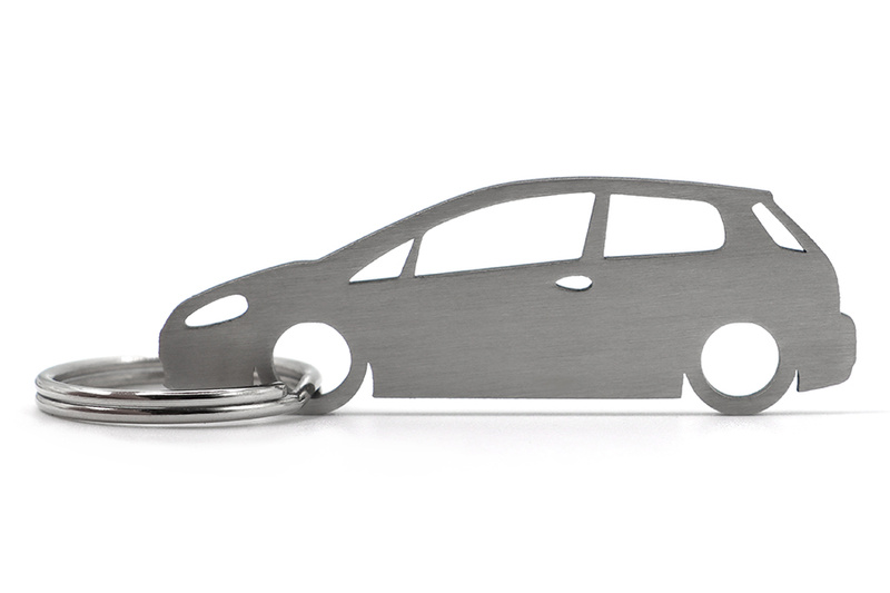 Fiat Grande Punto 3d stainless steel key ring