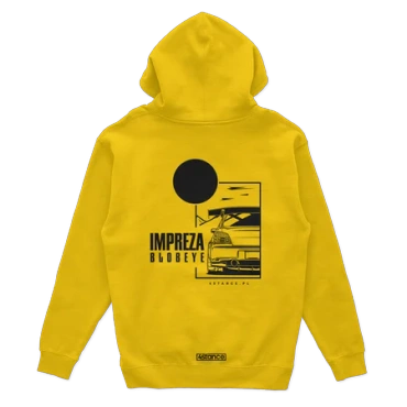 Bluza z kapturem Subaru Impreza Blobeye żółta