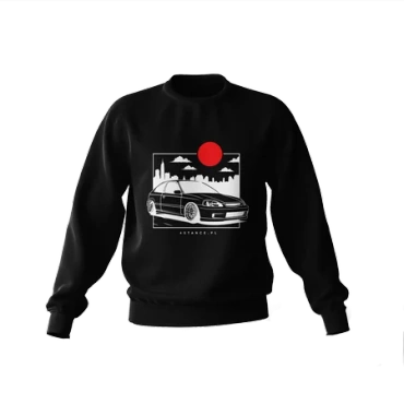 Honda Civic VI mikina čierna