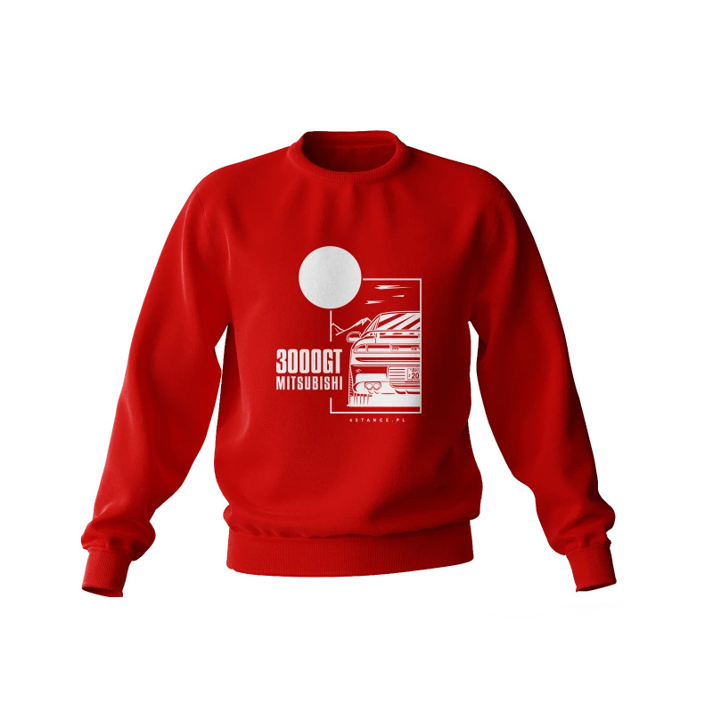 Mitsubishi 3000GT sweatshirt red