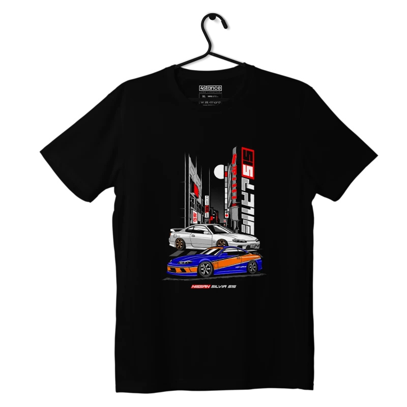 Black T-shirt Nissan Silvia S15