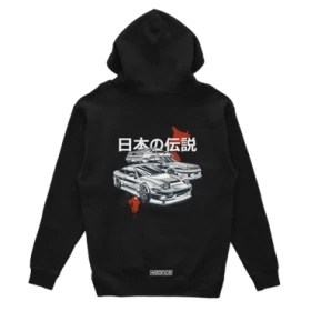 Black hoodie by Japan LEGENDS