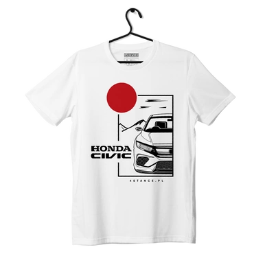 White T-shirt HONDA CIVIC IX
