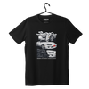 Czarny T-shirt koszulka TOYOTA SUPRA MK4 MANGA