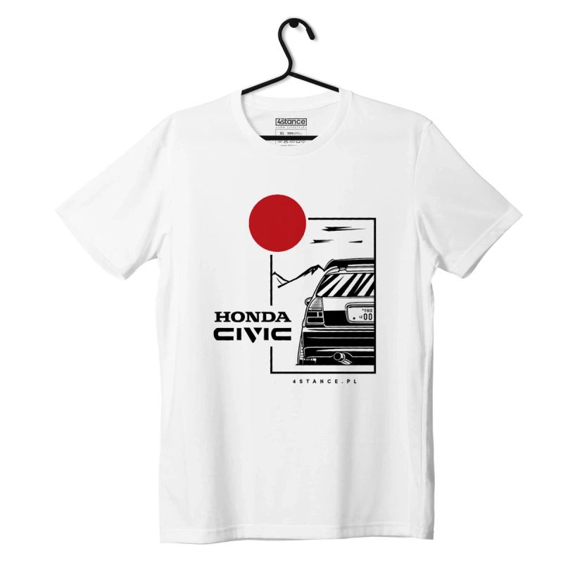 Biele tričko HONDA CIVIC V JDM