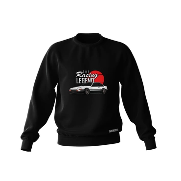 Black TOYOTA AE86 RACING sweatshirt