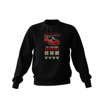 Czarna bluza Mazda RX7 Ugly Christmas Sweater