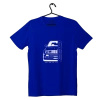 T-shirt vorne BMW E30 blau