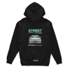 Schwarzes Kapuzensweatshirt LEXUS IS200 IS300 STREET
