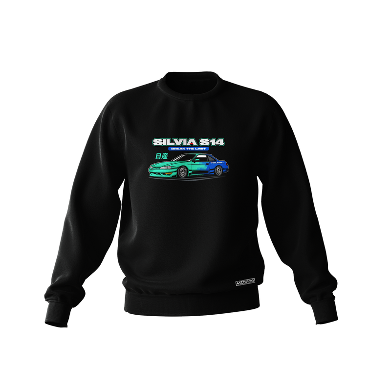 Černá mikina NISSAN SILVIA S14 FALKEN