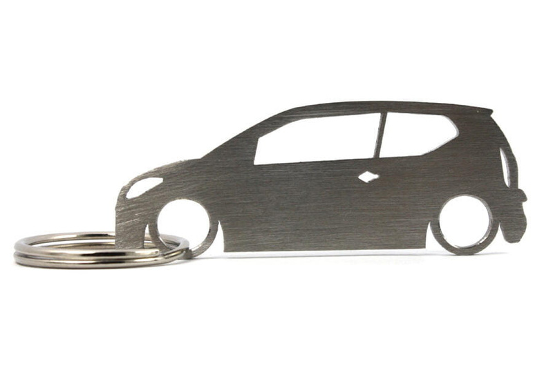 VW Up 3d přívěsek na klíče z nerezové oceli