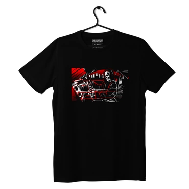 Czarny T-shirt koszulka RACER REAPER