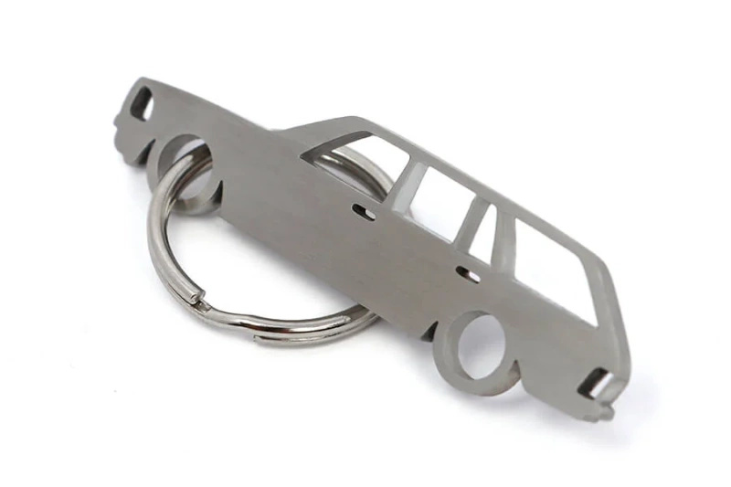 Mercedes-Benz E W123 station wagon stainless steel key ring