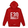 BMW E30 Classic red hooded sweatshirt