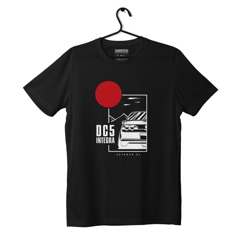 Czarny T-shirt HONDA INTEGRA DC5 JDM
