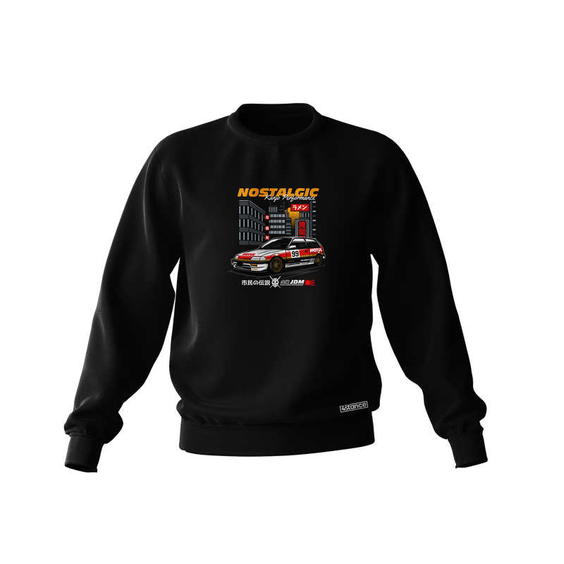 Black HONDA KANJO OSAKA sweatshirt
