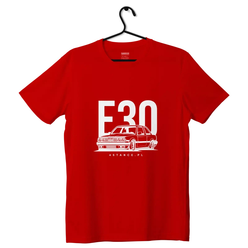 BMW E30 Klassiker T-Shirt Rot