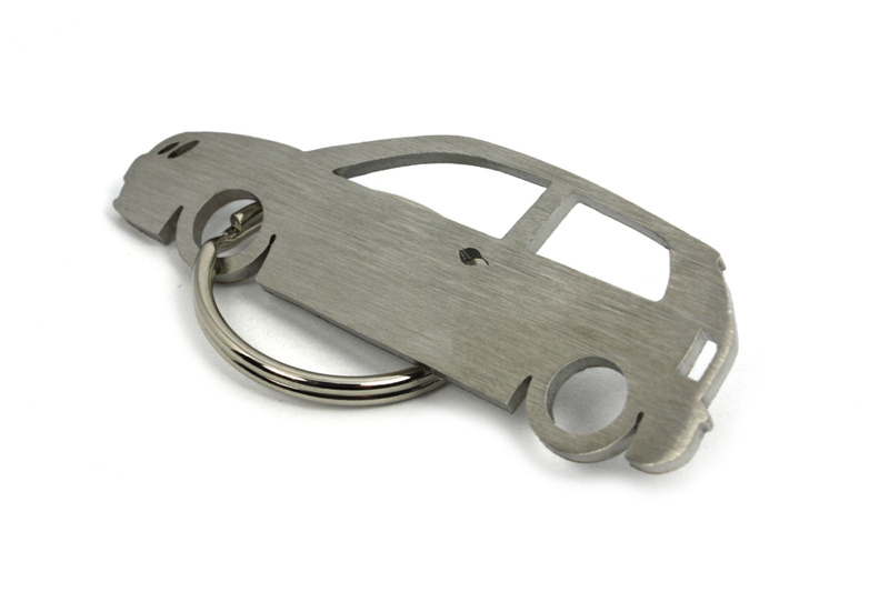 Stainless steel VW Volkswagen Polo 9N 3d key ring