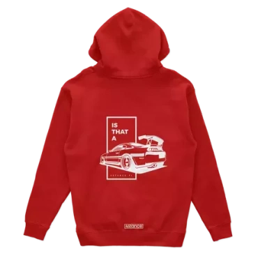 Bluza kangurka IS THAT A SUPRA czerwona