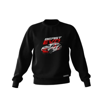 Czarna bluza Mitsubishi Lancer EVO VIII BEAST VOLTEX