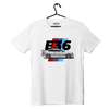 White T-shirt BMW E36 illustration