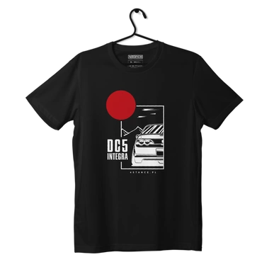 Czarny T-shirt HONDA INTEGRA DC5 JDM