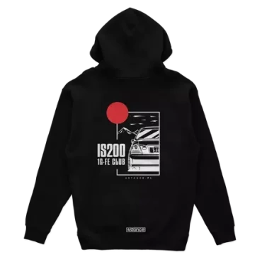 Bluza z kapturem Lexus IS IS200 JDM czarna