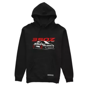 Czarna bluza z kapturem Nissan 350Z Fairlady