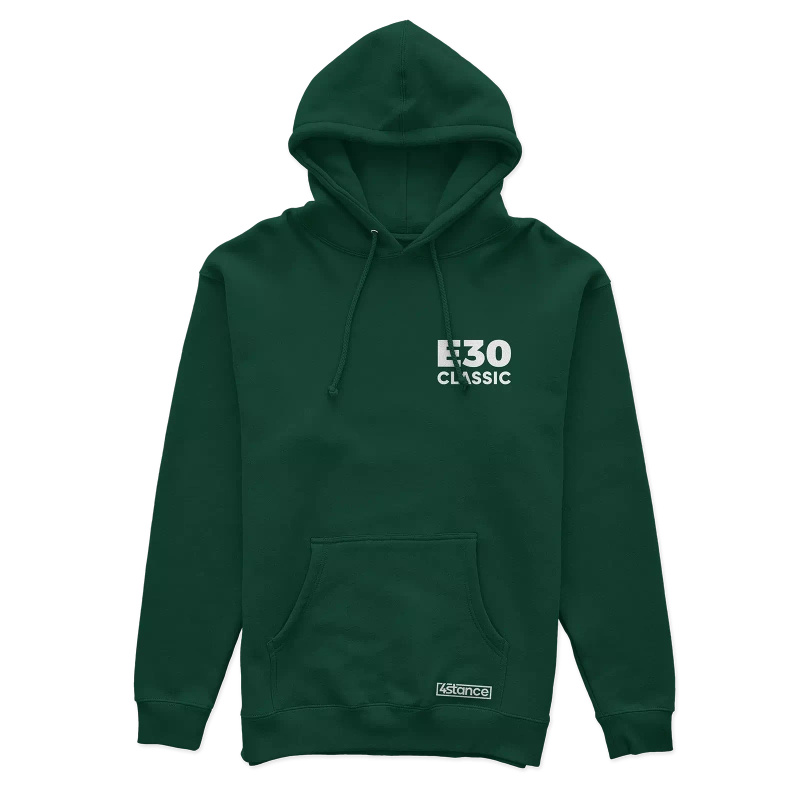 BMW E30 Classic hoodie bottle green