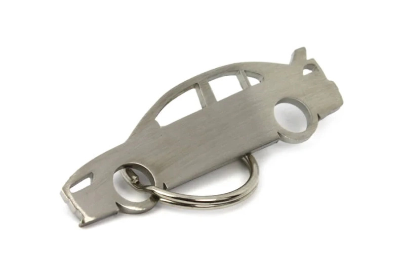 Mitsubishi Lancer EVO X stainless steel key ring