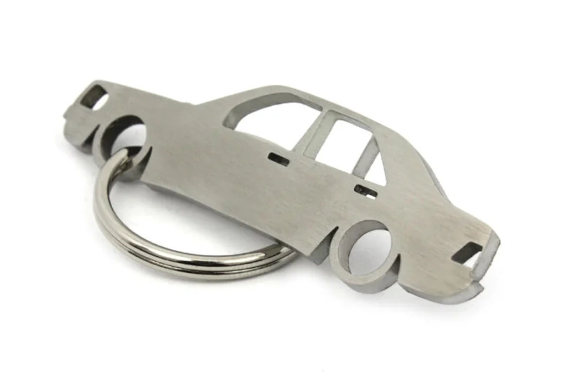 Mercedes-Benz 190 W201 stainless steel key ring