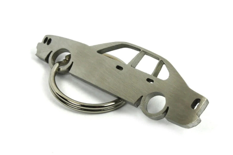 BMW E34 sedan stainless steel key ring