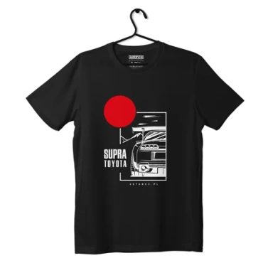 T-shirt koszulka Toyota Supra czarna