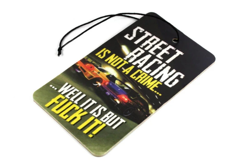 Street Racing Is Not A Crime fragrance pendant