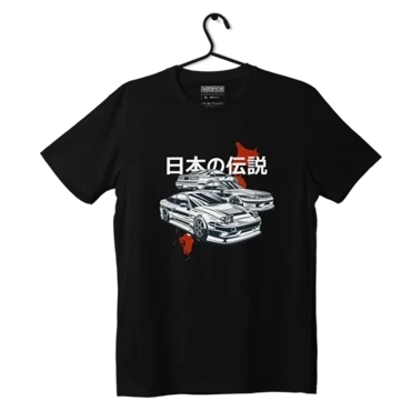 Czarny T-shirt Japan LEGENDS