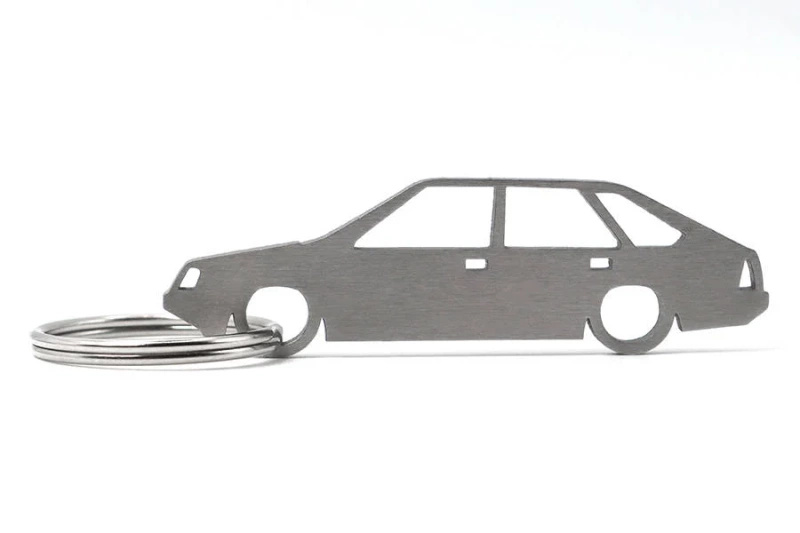 FSO Polonez Caro stainless steel key ring