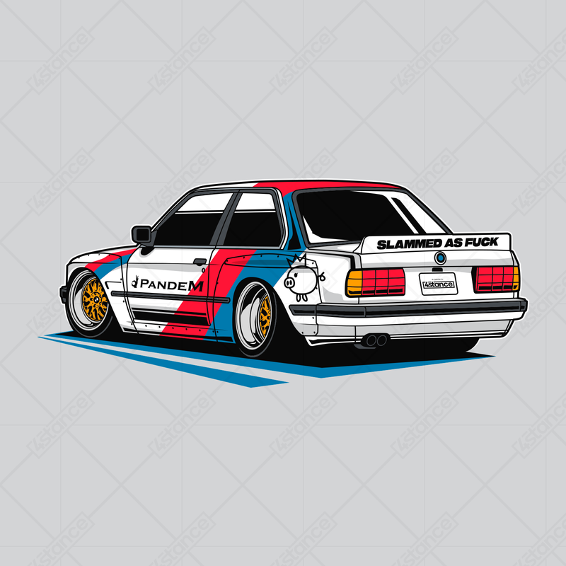 Schwarzes BMW E30 Pandem Sweatshirt