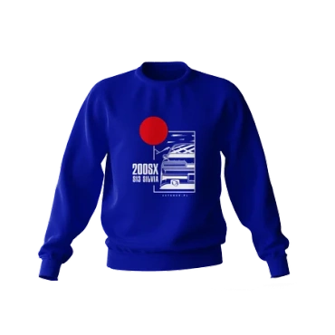 Bluza Nissan 200SX niebieska