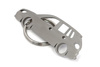VW Tiguan MK1 stainless steel key ring