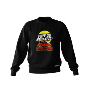 Czarna bluza BMW E36 WHY SO NEGATIVE?